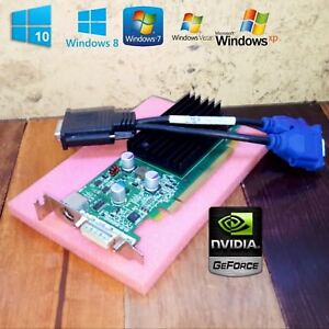 Hp Compaq Dc7900 Sff Small Form Factor Pc Geforce Vga Dual Monitor Video Card Ebay