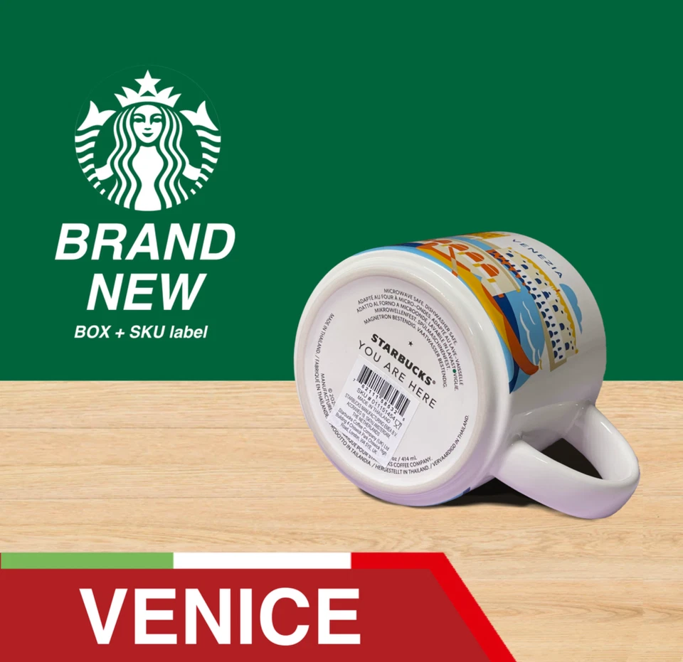 Starbucks YAH ITALY - You Are Here VENEZIA mug/tazza BRAND NEW + SKU - 14oz. - Immagine 4 di 4