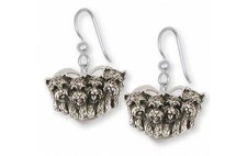 Westie Earrings Jewelry Sterling Silver Handmade West Highland White Terrier Ear