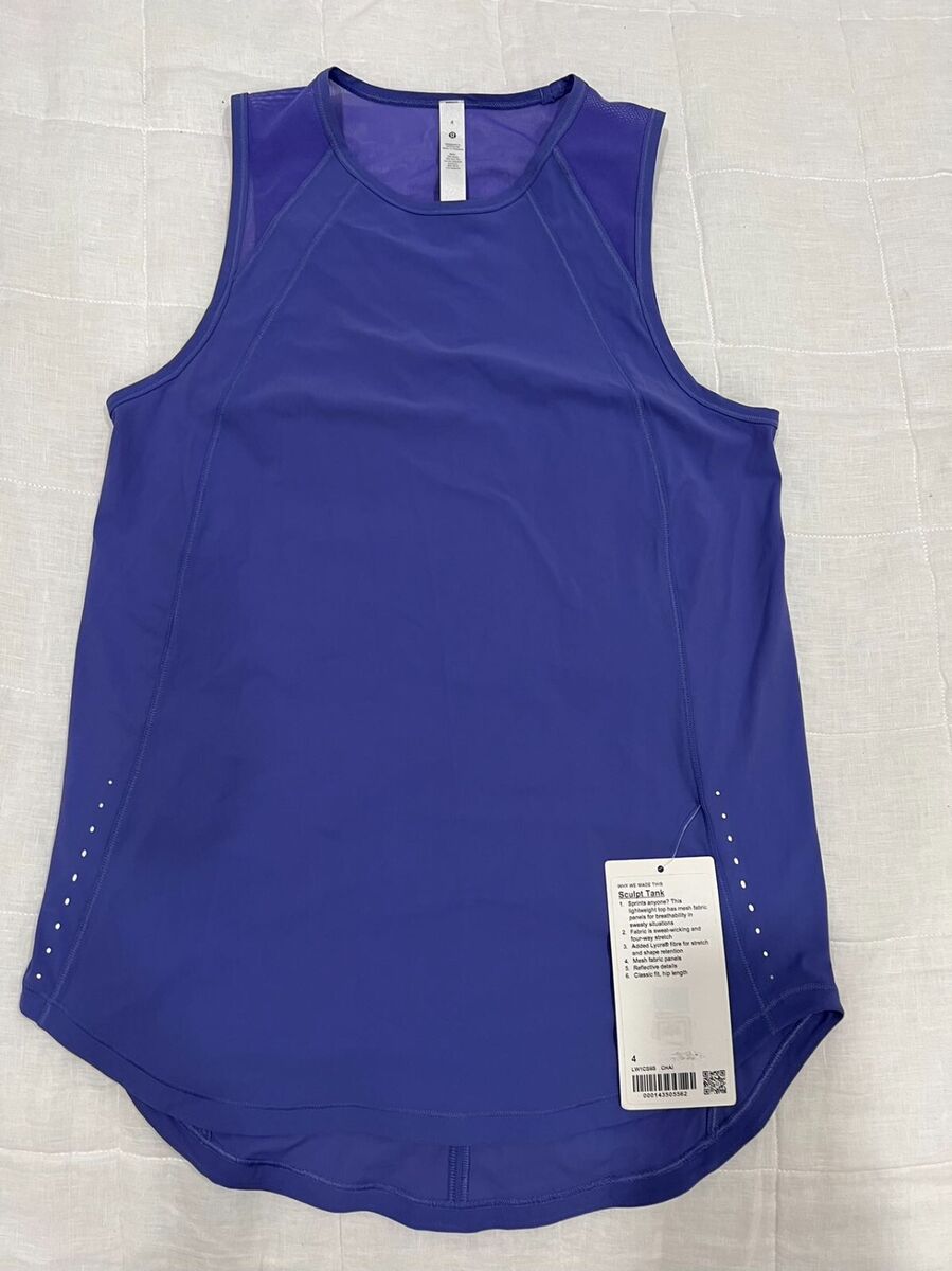 NWT Lululemon Sculpt Tank Top~SIZE:2,4,6,8~ more colors | eBay NWT Lululemon Sculpt Tank Top~SIZE:2,4,6,8~ more colors | eBay
