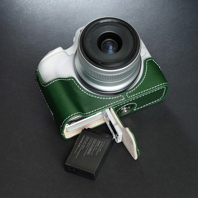 Handmade Genuine Leather Camera Cover Half Case Bag For Canon EOS R50