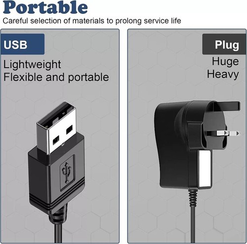 Shaver Charger for Remington Shaver, Replacement Charging Cable Compatible | UK - Picture 5 of 6