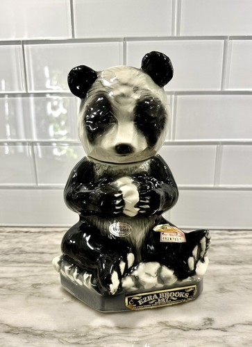Ezra Brooks Kentucky Straight Bourbon Panda Bear Liquor Decanter Barware 1972 - Picture 6 of 14