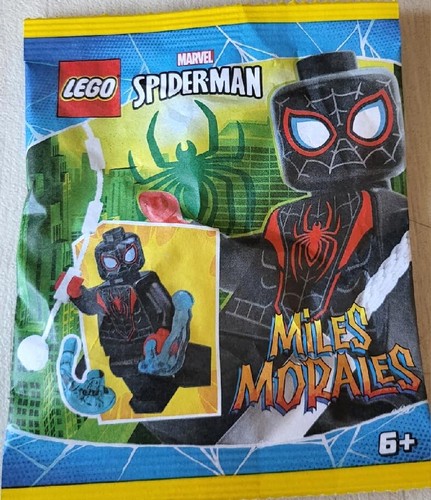 LEGO Superheroes: Miles Morales Minifigure with Web - Picture 2 of 4