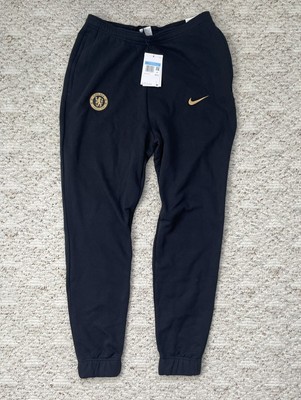 New Sz MED Men's Nike Chelsea FC Fleece Pants Joggers DV4747-426 Black |  eBay