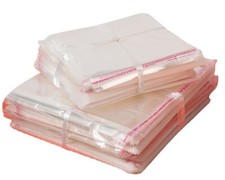 9x15 Clear Resealable T-Shirt/Apparel Self Seal Tape Poly Plastic bags