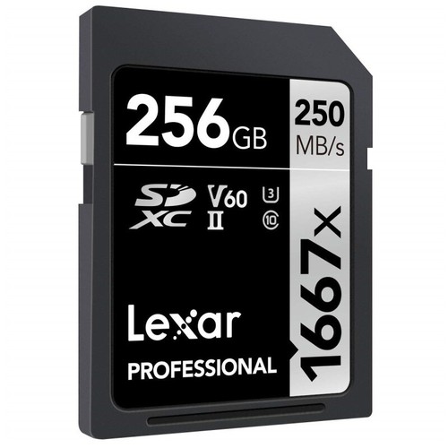 Lexar Professional 1667x 64GB 128GB 256GB SDHC/SDXC Card UHS-II U3 4K 250MB/s - Picture 9 of 10