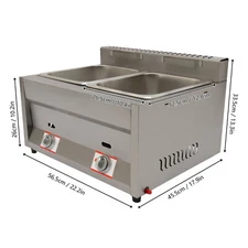 Commercial Counter-top Gas Fryer Deep Fryer Propane LPG Stainless Steel 12L 12Kg