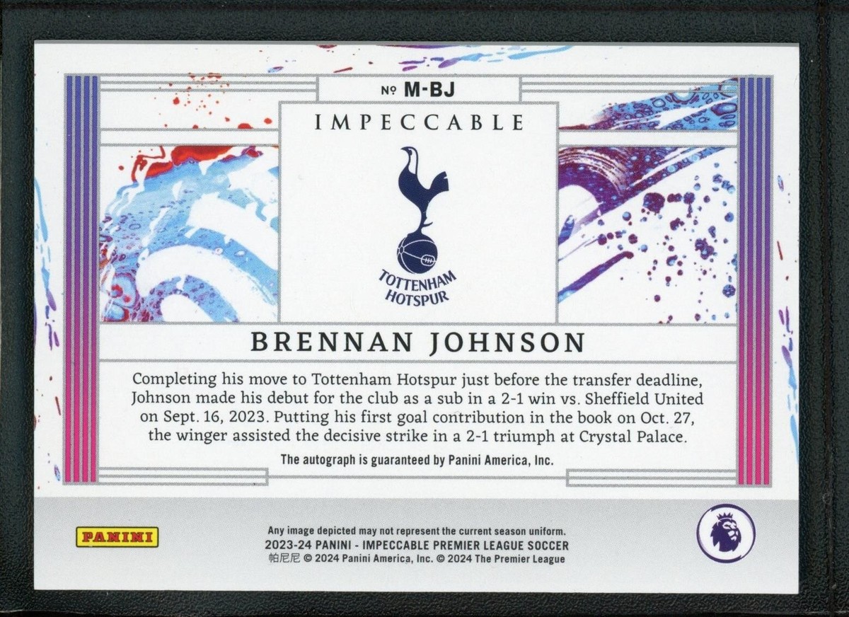 22-23 PANINI JOELINTON ジョエリントン サイン 68シリ 2023-24 BRENNAN JOHNSON 08/99 AUTO PANINI IMPECCABLE PREMIER