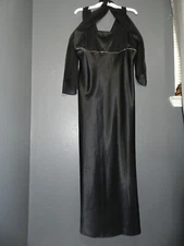 Aspeed Womens Black Formal 100% Polyester Scarf Diamond Cocktail Dress Size XXXL