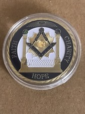  Masonic Freemason commemorative Coin 