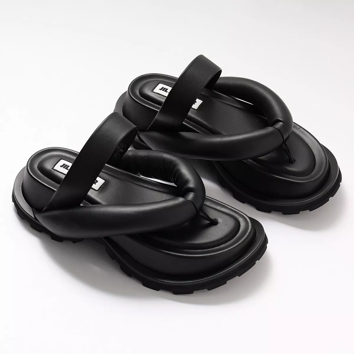 Sandals - Black - Lambskin - Alternative view - see full sized