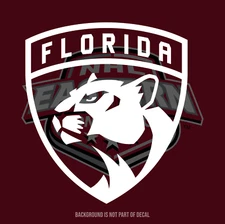 Florida Panthers Vinyl Decal Sticker