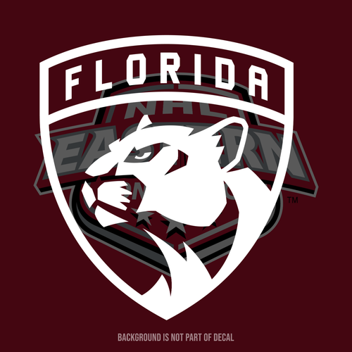 Florida Panthers Vinyl Decal Sticker - 第 1/3 張圖片