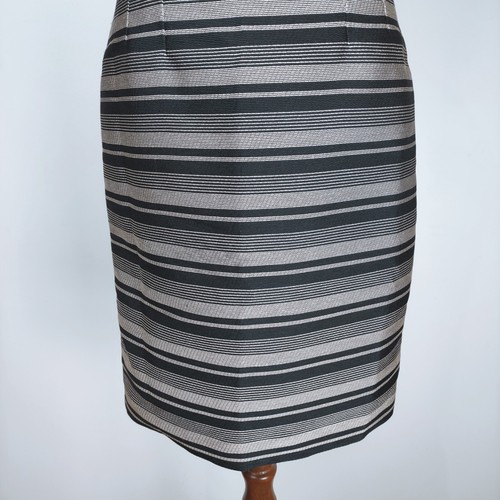 Jigsaw Womens Dress Size 6 Multicoloured Striped V-Neck Work Corporate Career - Picture 4 of 11