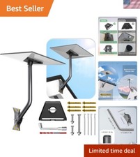 Durable Aluminum Starlink Mounting Kit - Easy Wall/Roof Installation Included