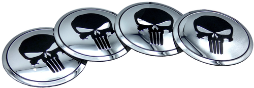 Pack of 4 Aluminum 2nd Amendment Wheel Cap Decal Stickers Truck, Car, 56mm 2.20" - Picture 7 of 7
