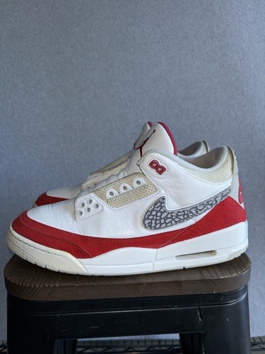 Jordan 3 Retro Tinker Air Max 1 2019 Größe 12. Gebraucht CJ0939-100.