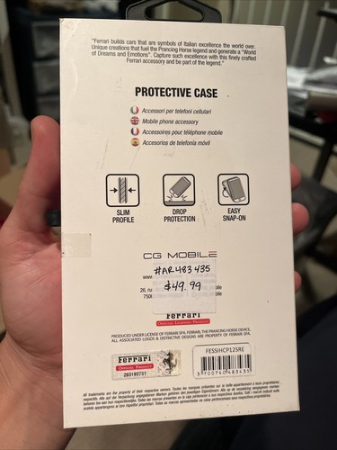 Official Ferrari Red Car Racing iPhone 12 5.4” Mini Hard Case - 第 2/2 張圖片