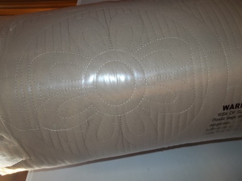King Size Quilt Bettwäsche Sets mit Kissenbezügen Boho Weich Beige Tagesdecke - Bild 5 von 5