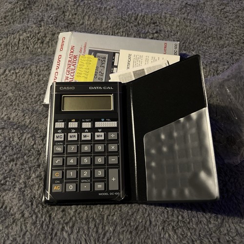 New Casio Calculator Data-cal Dc-100 vintage - Picture 7 of 8
