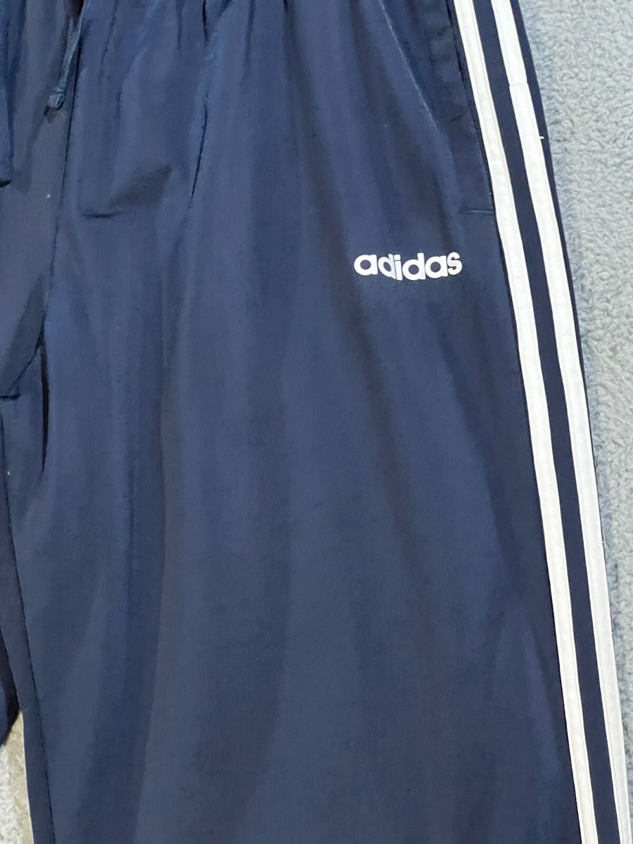 Adidas Primegreen Track Pants Mens XL Navy Blue Athletic 3 Stripe