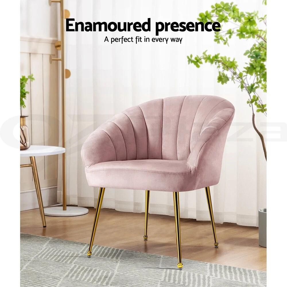 Pink couch chair hot sale