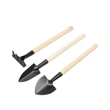 Mini Garden Tool Set 3 Pcs Hand Planting Tools Small Shovel/Rake/Spade Succul...