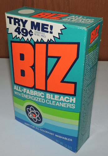 Vintage Lot-2 volle Haushaltsreinigung Probiergröße Boxen-Biz und Clorox Pulver - Bild 2 von 7