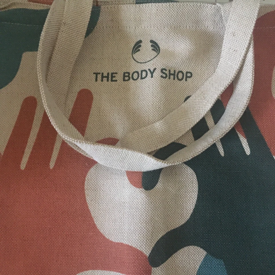 THE BODY SHOP - Bolso de Lona Corazón El Arte de la Maternidad - NUEVO Resistente Foto 2 de 4