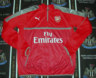 Arsenal London 2016 2017 Football Training Top Jacket Coat Puma Size XL