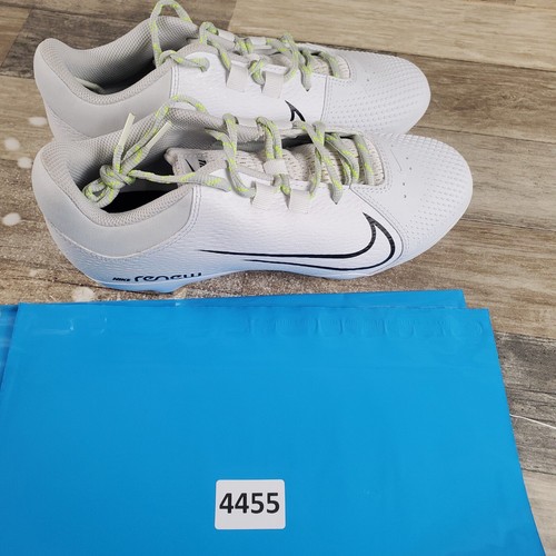 Nike Hyperdiamond 4 Pro Womens Shoes Sz 8.5 White Black Lace-Up Soccer Cleats - Picture 12 of 12