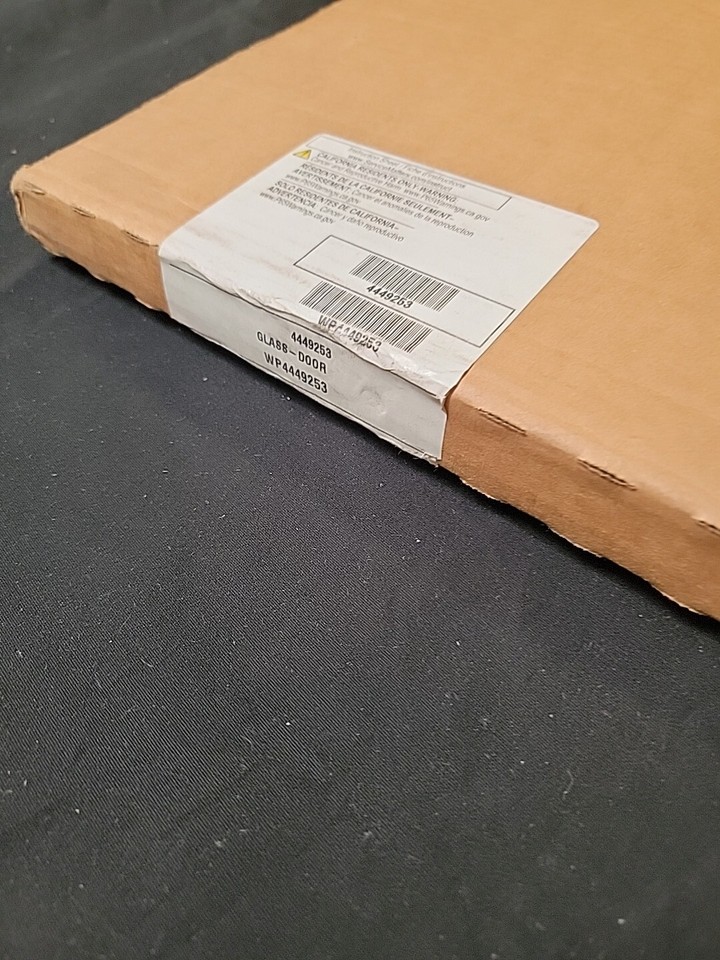 Whirlpool Kitchenaid 27" Double Oven Inner Door Glass 10x17 4449253