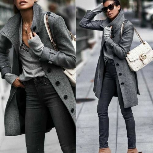 ジャケット・アウター melt the lady wide trench coat gray MELT THE LADY TRENCH COAT FREE POLYESTER Gray ML32083A Used