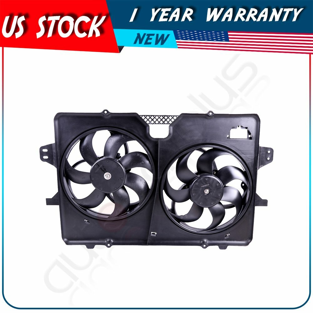 For 2008 2009 2010-2012 Ford Escape Radiator AC Condenser Cooling Fan Assembly