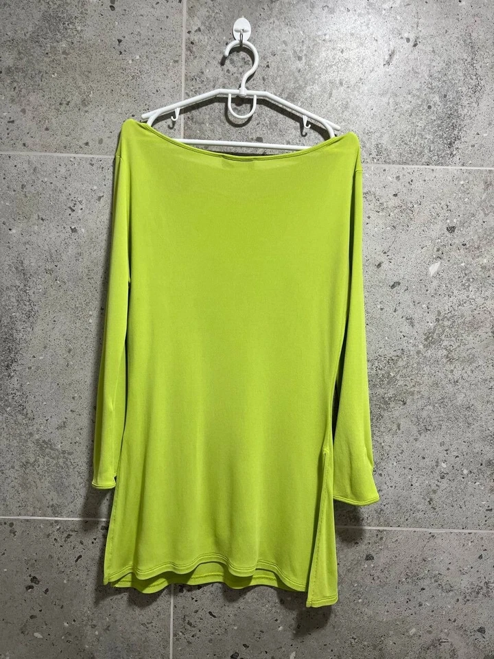 Versace Traje Mujer Suéter Falda Verde Conjunto Talla L Foto 3 de 4