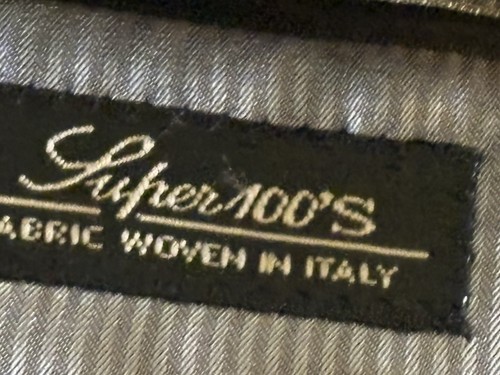 Giacca Jack Victor Loretowood Italia tessuto gessato 48L pantaloni 43x29 - Foto 8 di 17
