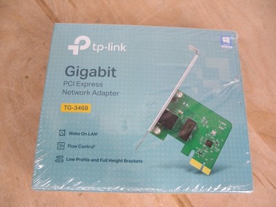 TP-Link TG-3468 Gigabit PCI Express Network Adapter LAN Port Card PCIe New