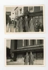 Men in uniform  Military vintage snapshot photo ww2 World War Two RCAF