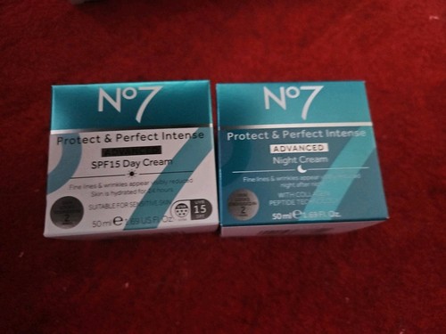 No7 Protect And Perfect Intense Advanced Tagescreme LSF15 + Nachtcreme. Originalverpackt