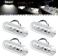 3.8'' Waterproof Boat Marine LED Lights Courtesy Interior Deck Light Navigati...