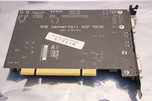 Carte son musique RME Hammerfall DSP 9632 PCI (sans câbles) - Photo 4/4
