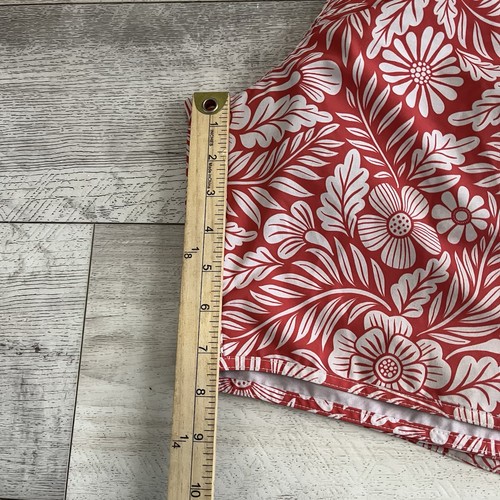 Fair Harbor Anchor Red Hawaiian Floral Swim Trunks Size Large Lined Shorts - Picture 8 of 11