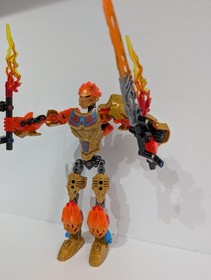 LEGO Bionicle 71308 Tahu Uniter of Fire & 71303 Ikir Creature of Fire Incomplete