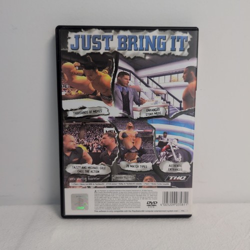 WWF SmackDown! Just Bring It Sony Playstation 2 (PS2) PAL Manual Game The Rock - Picture 2 of 6