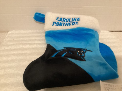 2 Carolina Panthers Christmas Stocking With Team Logo New With Tags 15”. - Picture 7 of 9