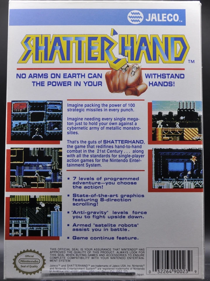 Shatterhand (Nintendo NES) [CIB] - Engraving on Cart, Excellent Box - Image 3 of 4