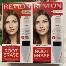 2 Revlon 4R Dark AUBRUN Permanent Root Erase HairColor NewOld STOCK 1/23SEE READ