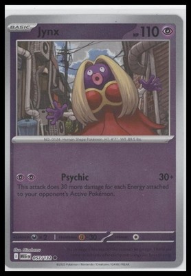   Pokémon TCG Jynx #57 Reverse Holo   Common Mega Evolution  