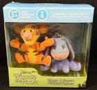 Disney - Winnie the Pooh - Tigger & Eeyore - Flocked Figures - 2 Figure Set